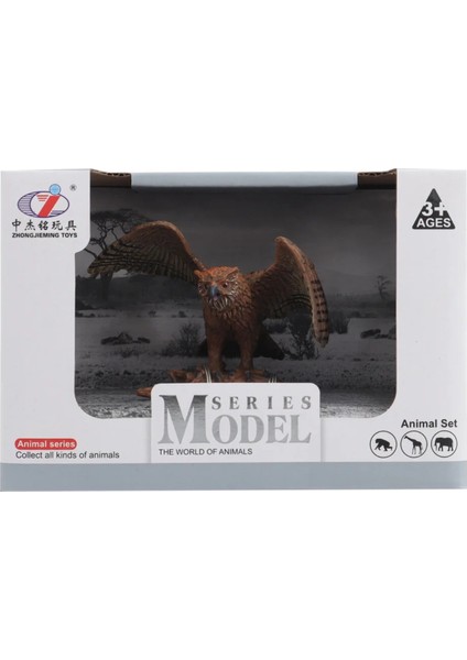 Kutulu Model Figür Hayvan Baykuş modelleri