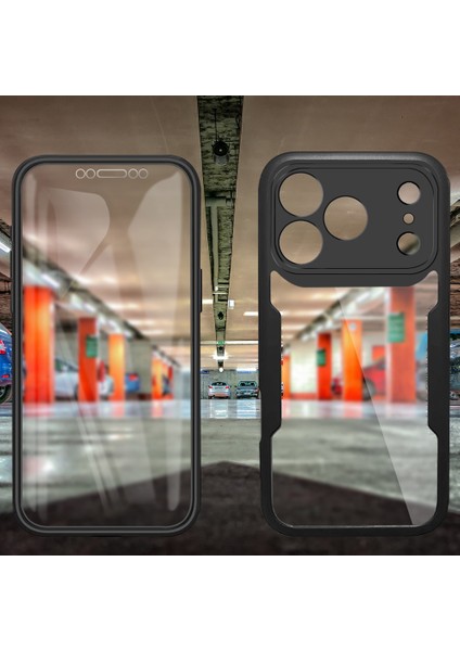 iPhone 17 Pro Için Koruyucu Kılıf, Dahili Ekran Koruyucu, 360 Derece Tam Koruma, Siyah Telefon Kılıfı (Yurt Dışından) fırsatları