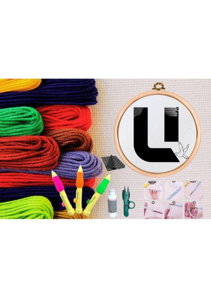 Punch Seti Nakış Seti Kasnaklı Kendin Yap Seti Seri 91