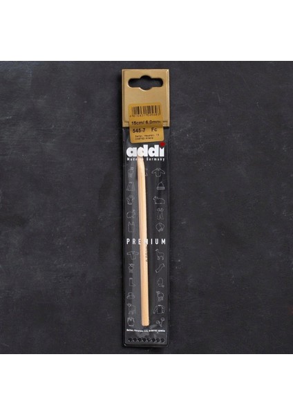 Addi Bambus 6mm 15cm Bambu Yün Tığ - 545-7