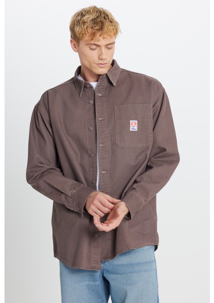 %100 Pamuk Oversize Gömlek Yaka Cepli Ceket fiyatları