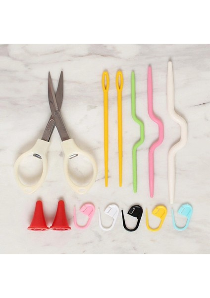 Loren Çantalı Tığ ve Örgü Aksesuarları Seti fırsatları