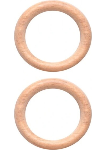 Amigurimi Ahşap Halka 7 cm 2'li