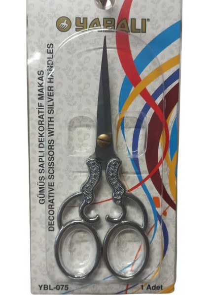 Nakış Makası Gümüş Saplı Dekoratif Makas Model 5