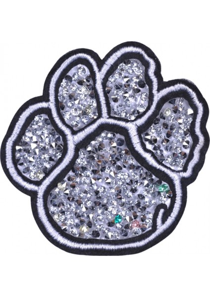 Aplike Ütü İle Yapışan Taşlı Pati Arma 5 cm