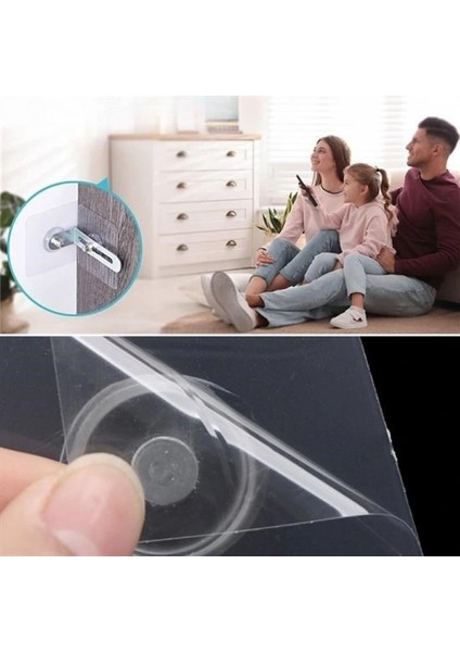 Deprem İçin Ultra Dayanıklı Çivisiz Duvarı Delmeden Ayarlanabilir Eşya Sabitleyici Aparat modelleri