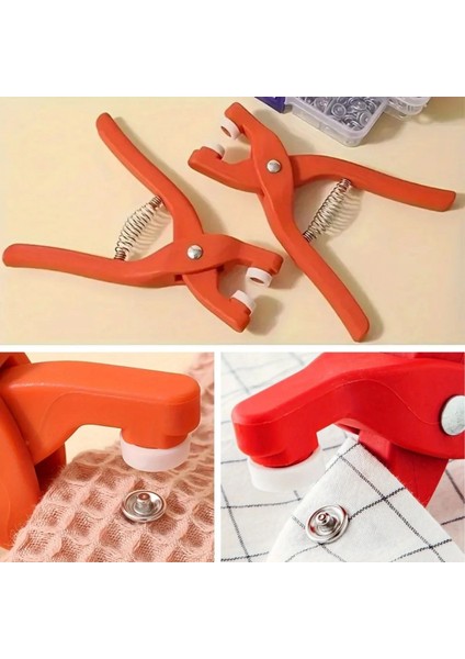 Plastik Çıt Çıt Pensi–kıyafet, Bebek Önlüğü, Gömlek ve Tekstil Ürünleri Için Çıtçıt Takma Aleti fırsatları