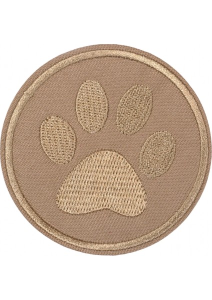 Aplike Ütü İle Yapışan Kahve Pati Arma 5 cm