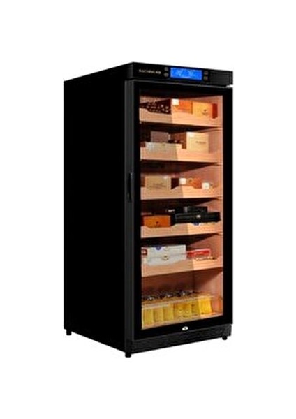 Elektronik Puro Dolabı Siyah Temperli Cam Tasarım C230A 1200 Puro Kapasitesi fiyatları