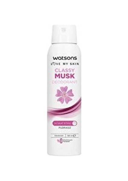 Classy Musk ve So Sexy Deodorant Seti 150 ml Pudrasız 4 Parça Uzun Süreli Ferahlık indirimleri