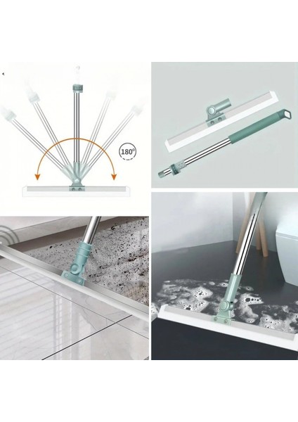 Teleskopik Oynar Başlıklı Cam,Zemin Silme Aparatı Çekçek fırsatları