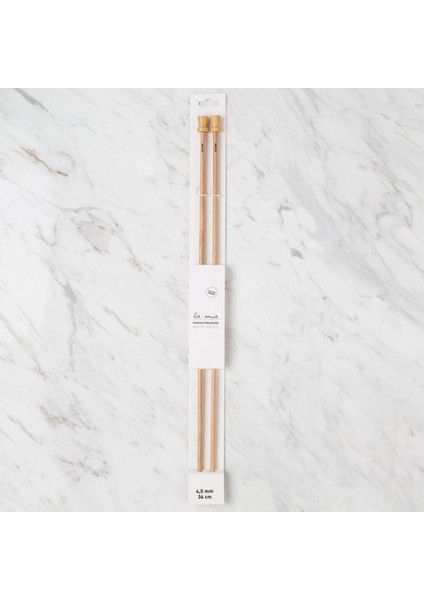 La Mia Whitewood 4.5 mm 36 cm Ahşap Örgü Şişi