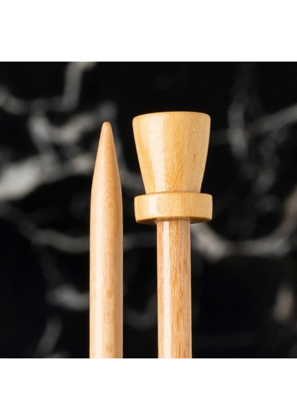 La Mia Whitewood 4.5 mm 36 cm Ahşap Örgü Şişi fiyatları