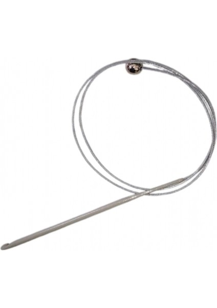 Misinalı Çelik Stoplu Tığ Şiş 3,5 Numara 60 cm