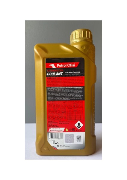 Extended Life Coolant Uzun Ömürlü Organik Kırmızı Antifriz 1 lt fiyatları