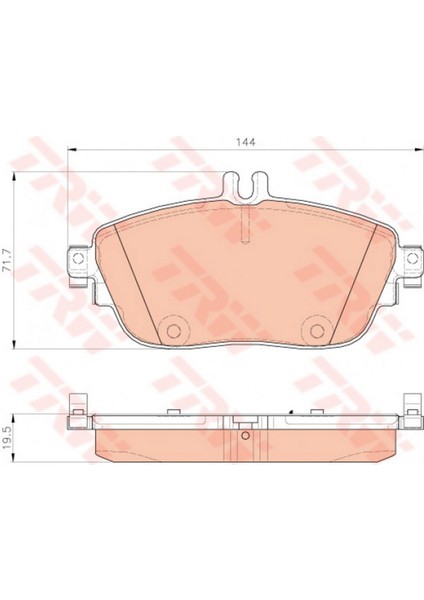 Mtxdpn Fren Balatasi Ön [ Mercedes Benz W176 W246 A180 , A200 , B180 , B200 ]