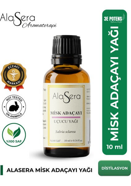 Misk Adaçayı Yağı 10 Ml Saf