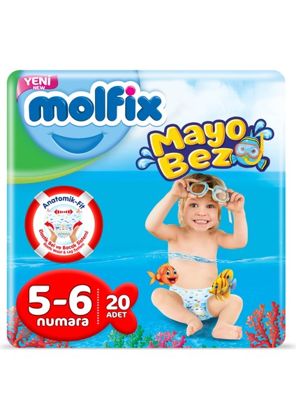 Mayo Bebek Bezi 5-6 Beden 20 Adet 14+ kg
