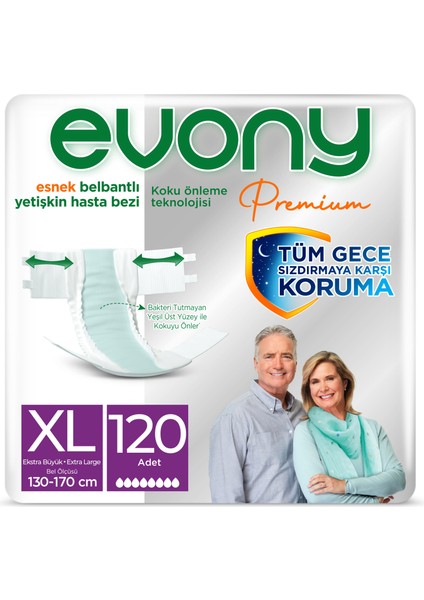 Premium Yetişkin Bezi X-Large 120 Adet