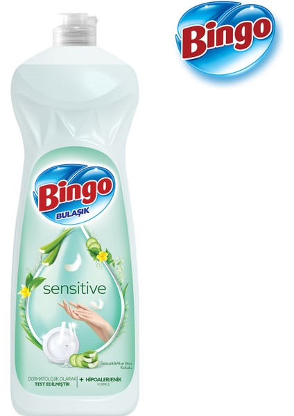 Sıvı Elde Bulaşık Deterjanı Sensitive 650ML x 4 Adet