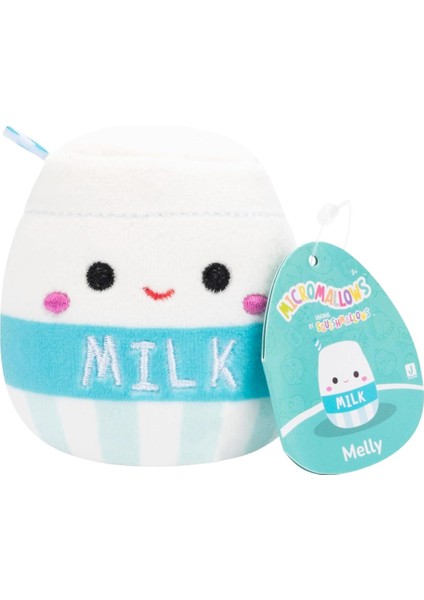 Micromallows Squishmallows Mini Yumuşak Peluş Oyuncak 4 Lü Figür Seti - 6 cm - Model - 4 modelleri