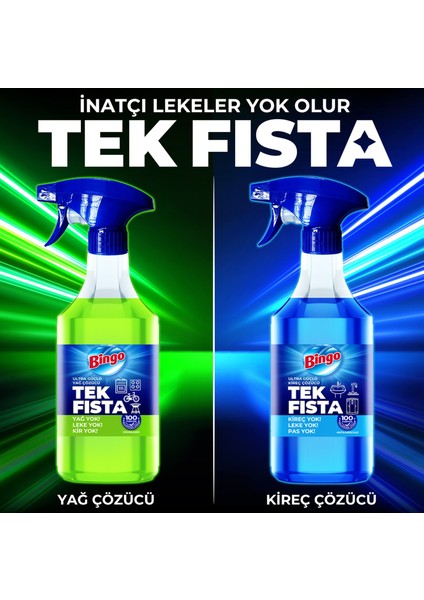 Sprey Yağ Çözücü 900 Mlx1 + Bingo Sprey Kireç Sökücü 900 Mlx2