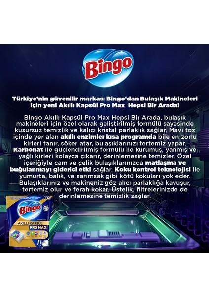 Akıllı Kapsül Pro Max Bulaşık Makinesi Deterjanı Tableti 120 Adet