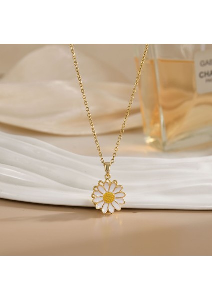 Yeni Kıdemli Işık Duygusu Lüks Mikro Set Zirkonya Bakır 18 Ayar Altın Kaplama Kolye Kolye Köprücük Kemiği Zinciri Takı ile Kadın Moda (Yurt Dışından)