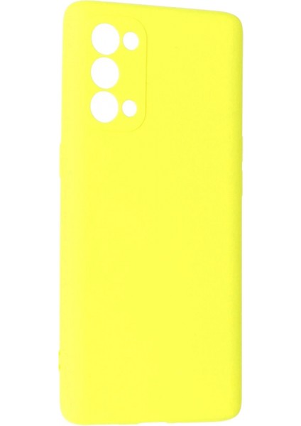 Oppo Reno 5 Pro Kılıf First Silikon - Sarı (K95) fiyatları