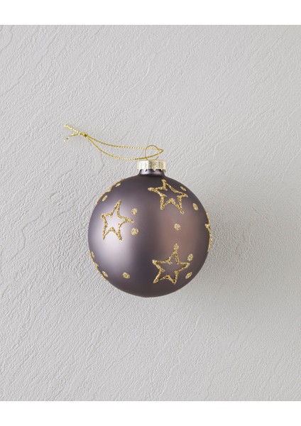 Berta Yılbaşı Ağaç Süsü 8X8X8 cm Kahverengi