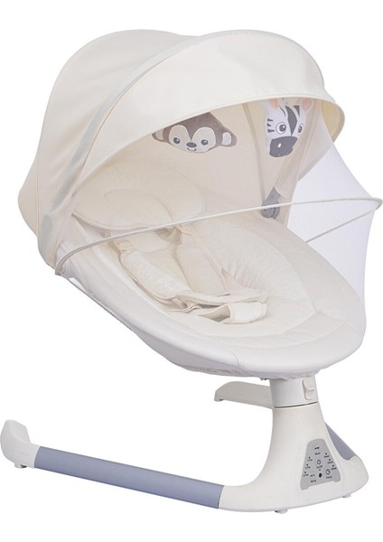 Swingo Ana Kucağı Motorlu Sallanır Ac Adaptörlü Müzikli Zamanlayıcılı 0+ Ay 15 kg Bej fiyatları