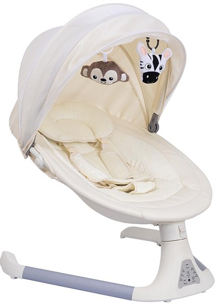 Swingo Ana Kucağı Motorlu Sallanır Ac Adaptörlü Müzikli Zamanlayıcılı 0+ Ay 15 kg Bej modelleri