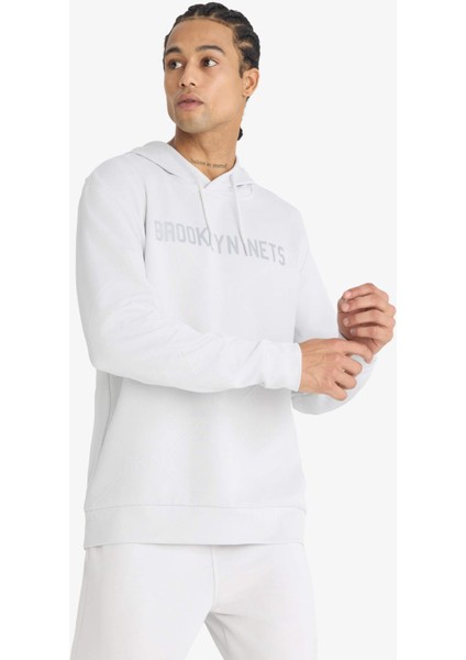 NBA Brooklyn Nets Standart Fit Kapüşonlu Jakarlı Sweatshirt C8916AX25AU modelleri