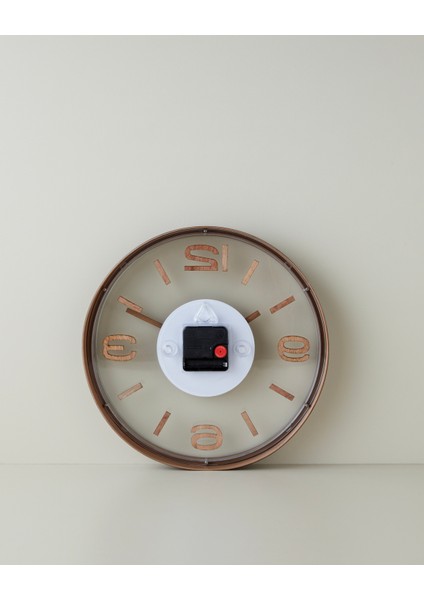 Cara Duvar Saati 30 cm Koyu Krem modelleri