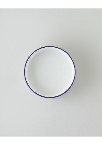 Amora Seramik Kahvaltı Takımı 14 Parça 6 Kişilik Lacivert-Kırmızı