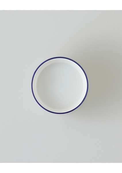 Amora Seramik Kahvaltı Takımı 14 Parça 6 Kişilik Lacivert-Kırmızı