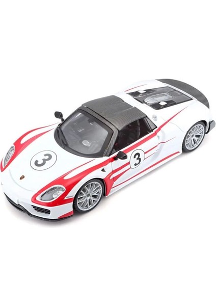 Bfs 28009 Burago Porsche 918 Spyder 1:24 Model Araba -Sunman modelleri