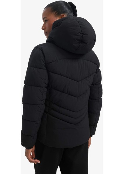 Su İtici Regular Fit Kapüşonlu Fermuarlı Cepli Mont C8141AX25WN