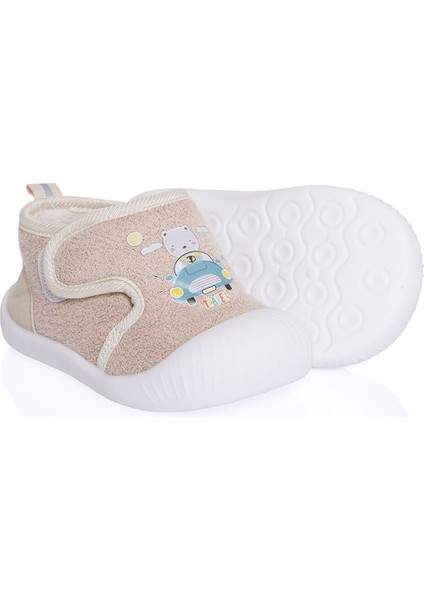 Erkek Bebek Ilk Adım Cırtlı Ayakkabı