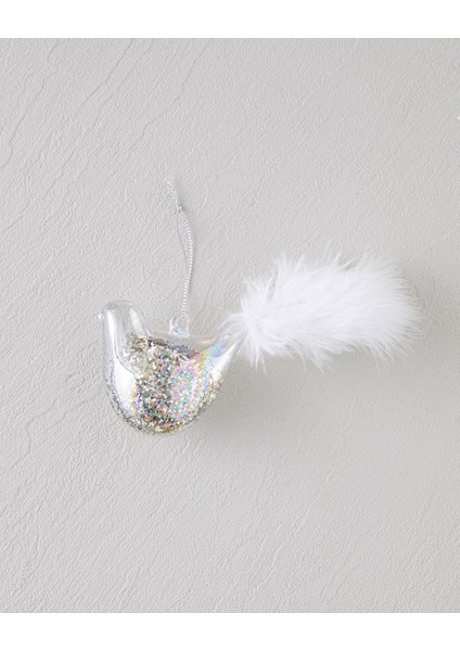 Boise Yılbaşı Ağaç Süsü 7X14 cm Beyaz