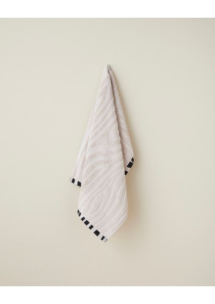 Panthera Pamuk Yüz Havlusu 50X80 cm Ekru
