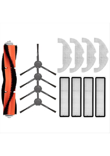 Xiaomi Mi Robot Mop 2 Ultra Ana Yan Fırça Hepa Filtre Paspas Bezi Için (Yurt Dışından)