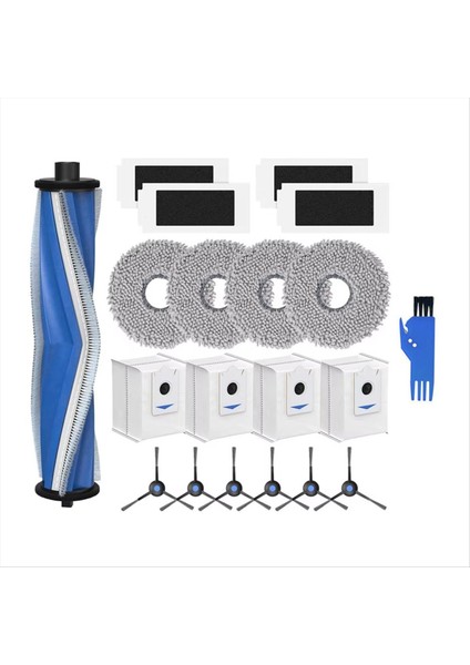 Ecovacs Deebot T30S/T30S COMBO/T30S Pro Için Yedek Kit (Yurt Dışından)