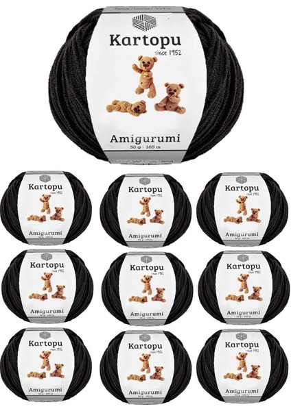 10 Adet Amigurumi El Örgü Ipi 50GR 940