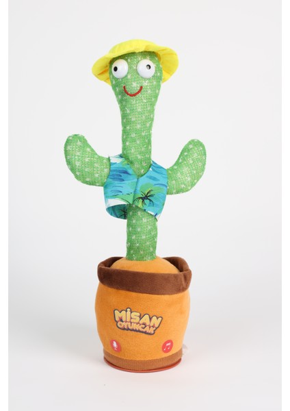 Kaktüs Oyuncak Konuşan Dans Eden Yabancı Müzikli Işıklı Ses Taklit Edebilen modelleri