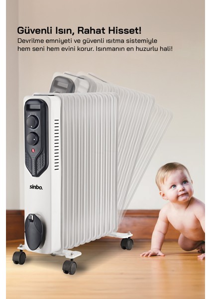 SFH-6938 Yağlı Radyatör-Beyaz modelleri