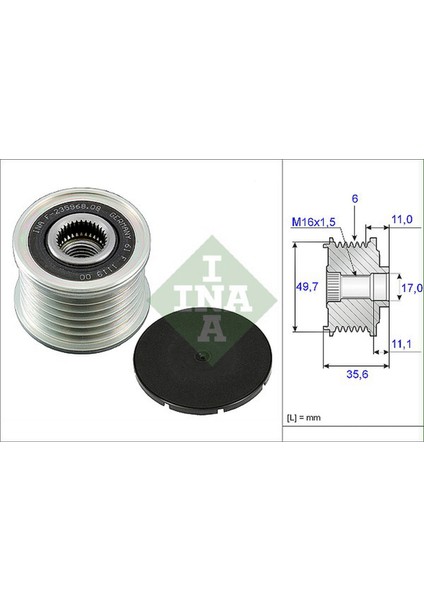Mtxdpn Alternator Kasnagi Mercedes W203 CL203 C209 W204 W211 W220