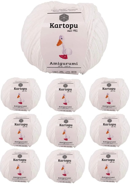 10 Adet Amigurumi El Örgü Ipi 50GR 010