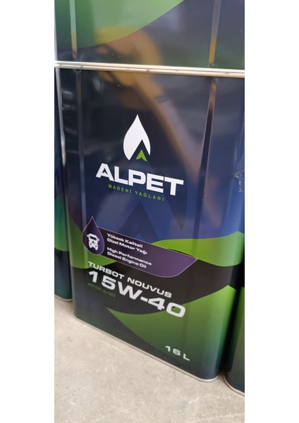 Turbot Nouvus 15W/40 16 Litre Motor Yağı ( Üretim Yılı: 2021 ) fiyatları