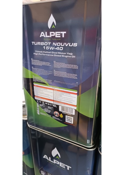 Turbot Nouvus 15W/40 16 Litre Motor Yağı ( Üretim Yılı: 2021 ) modelleri